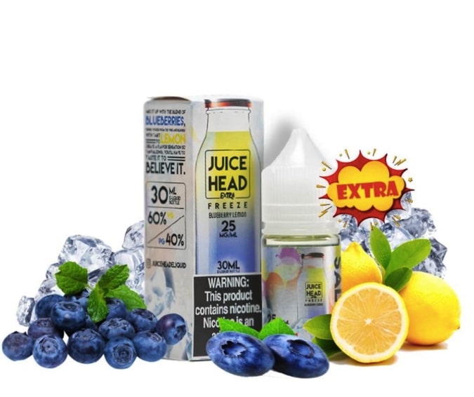 Juice Head Salt Extra Freeze Blueberry Lemon