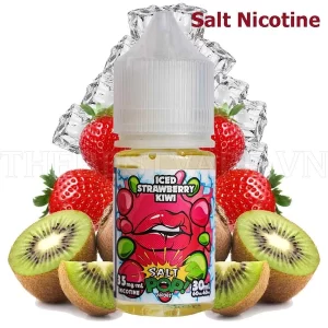 Tinh Dau Vape My Salt Nicotine Strawberry Kiwi Iced Pop 30ml